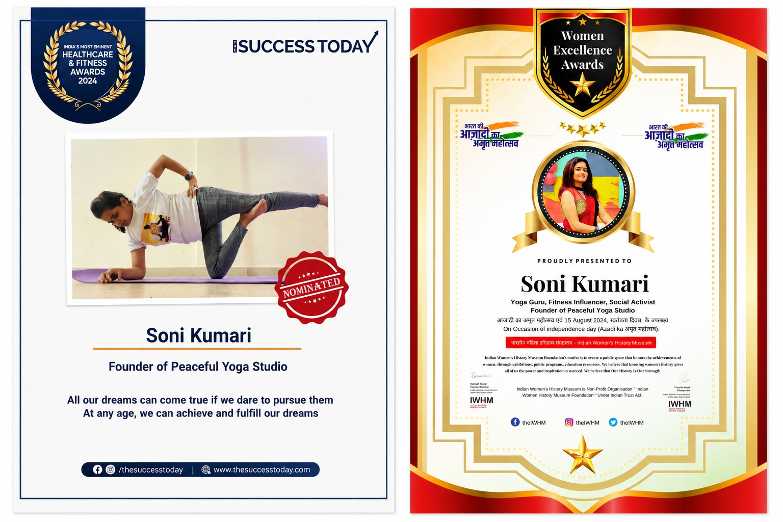 Yoga workshop certificate