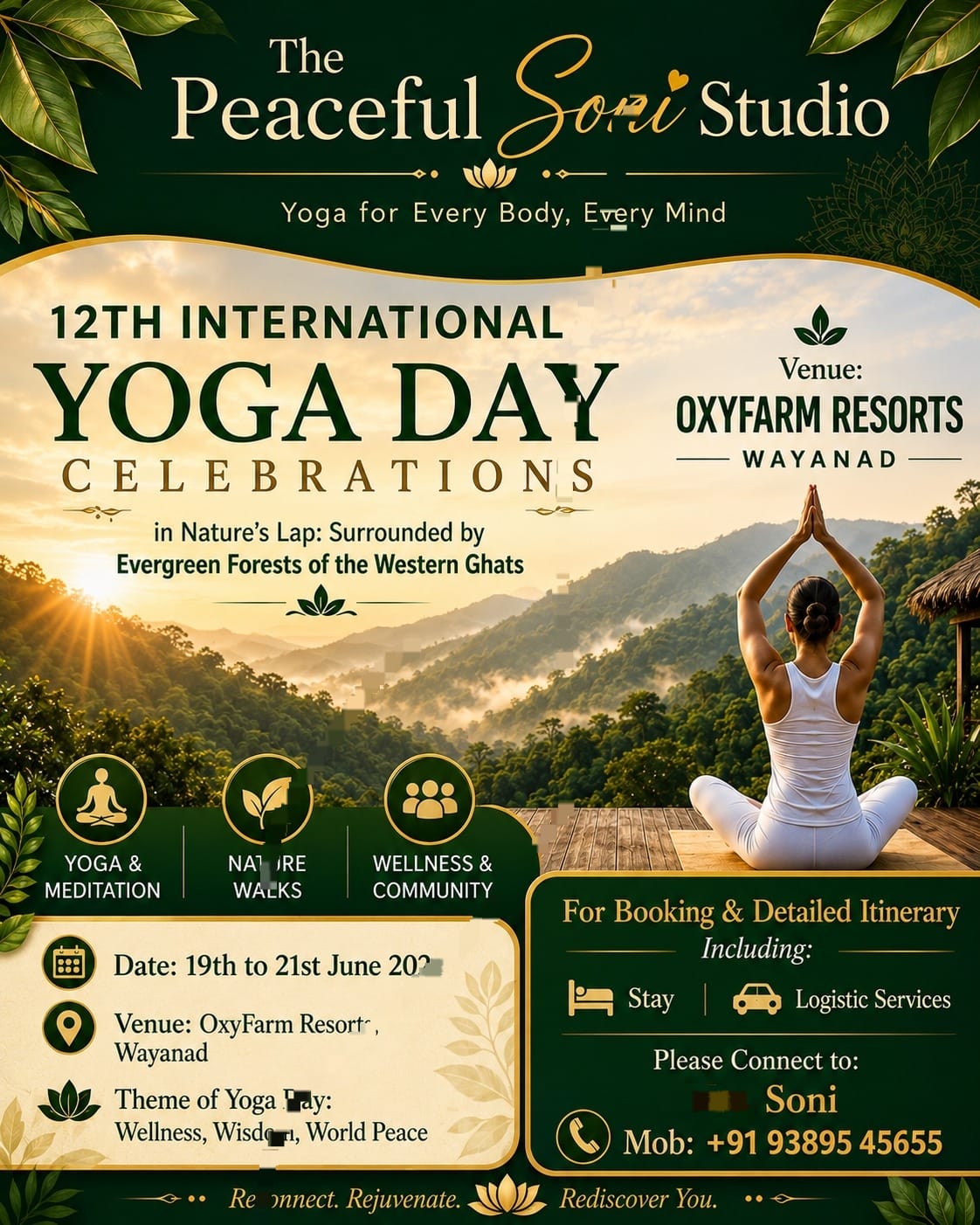 The Peaceful Soni Studio event poster 1