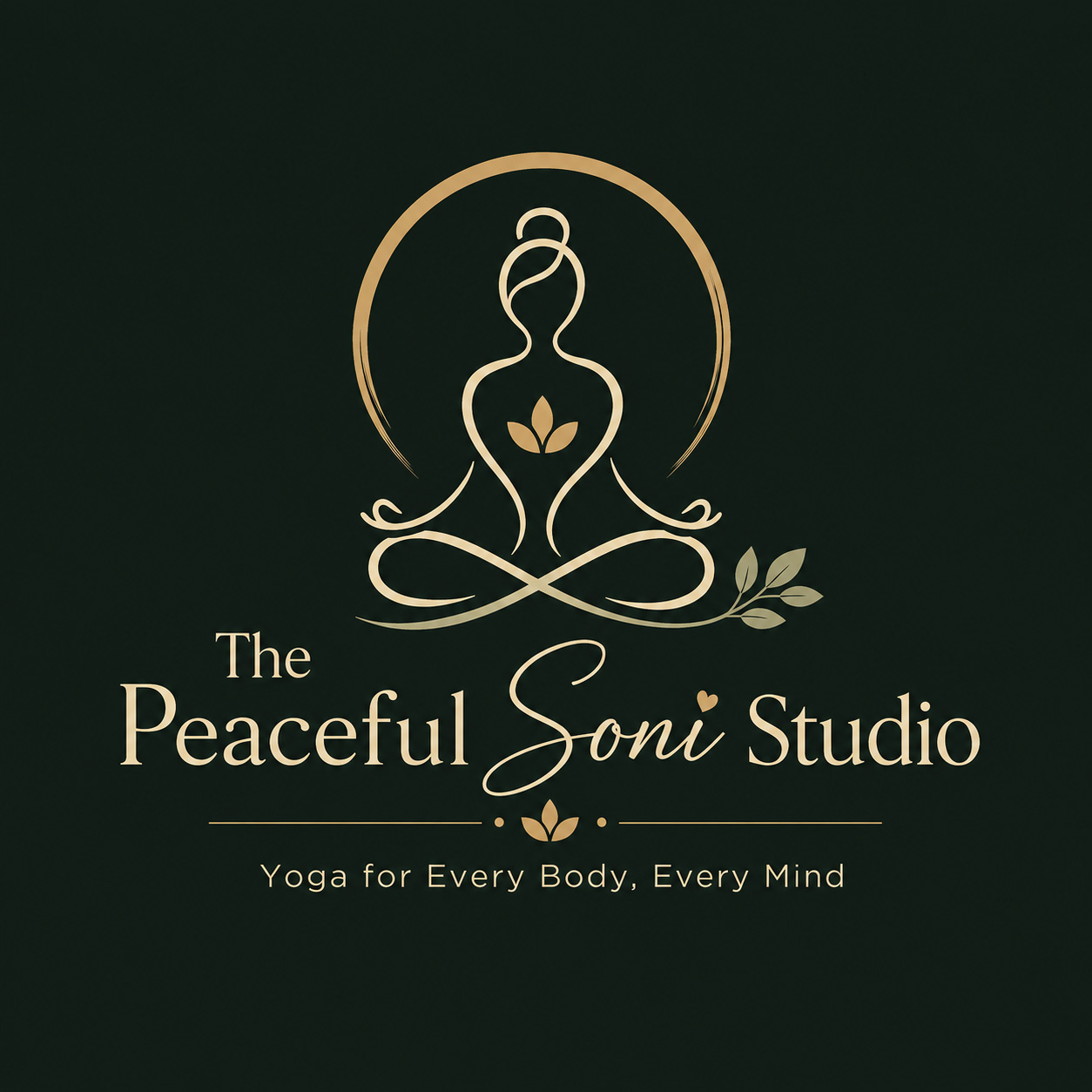 The Peaceful Soni Studio logo