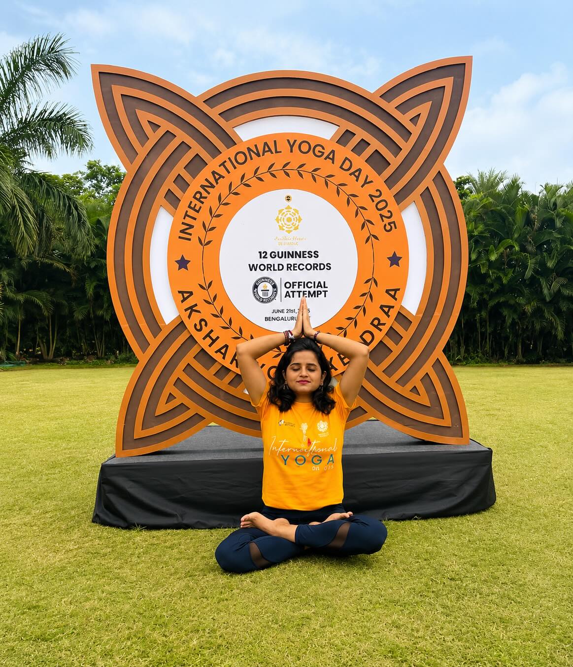 Peaceful yoga and mindful wellness practice